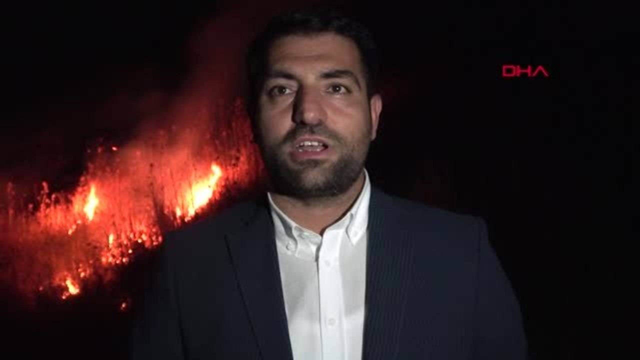 Şanlıurfa'da katı atık depolama alanında yangın