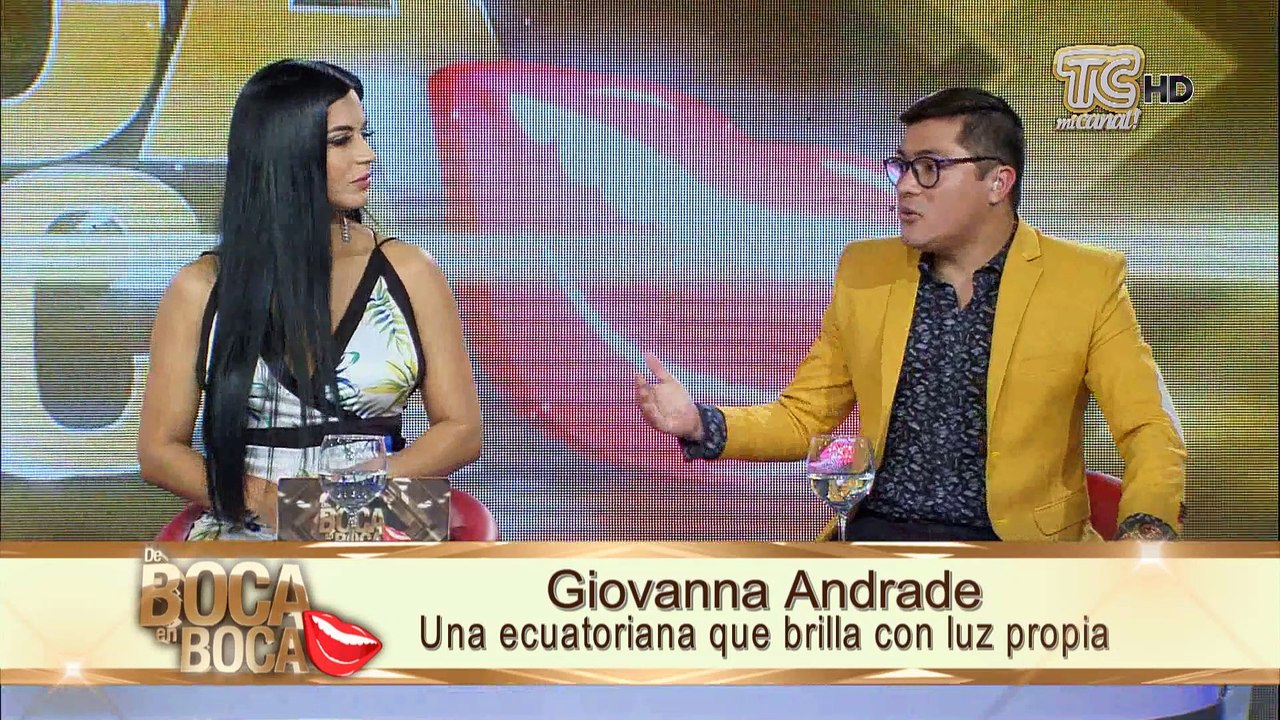 Giovanna Andrade y su apertura en la pantalla Colombia