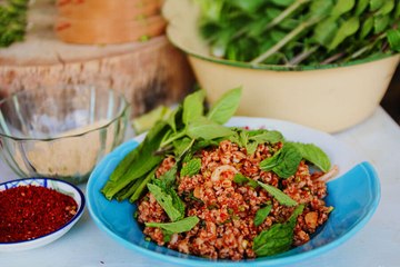 صينية السمك المفروم على الطريقة التركية