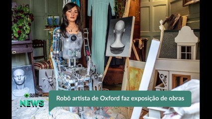 Robô artista de Oxford faz exposição de obras