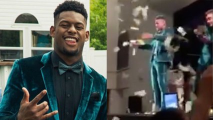 Juju Smith-Schuster CRASHES HS Prom, Makes It RAIN & Starts "F AB!” Chant