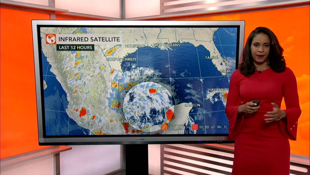 Tropical disturbance lingers in Gulf of Mexico
