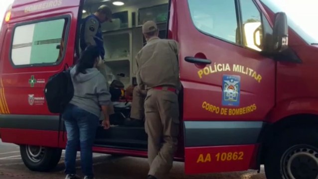 Aluno torce o joelho após queda no Colégio Padre Carmelo Perrone