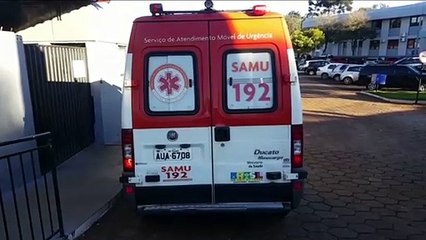 Samu atende detenta gestante na Cadeia Pública de Cascavel