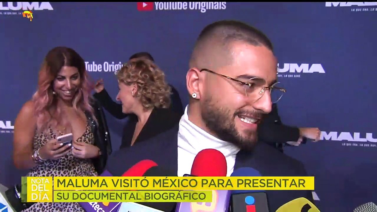 ¡Maluma vino a México para presentar su documental biográfico 'Lo que era, lo que soy, lo que seré'!