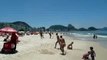 Le Fil Rouge de plage de Copacabana, Rio de Janeiro, Bresil