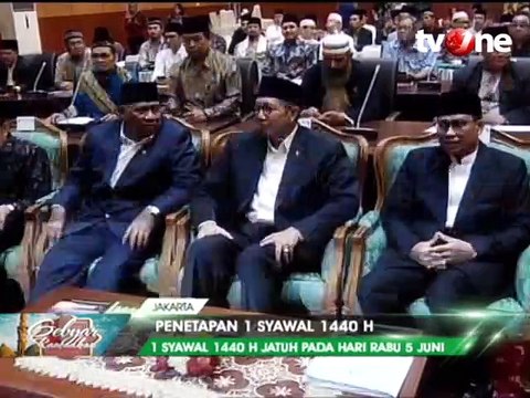 Idul Fitri 1 Syawal 1440 Hijriah Ditetapkan Rabu 5 Juni 2019