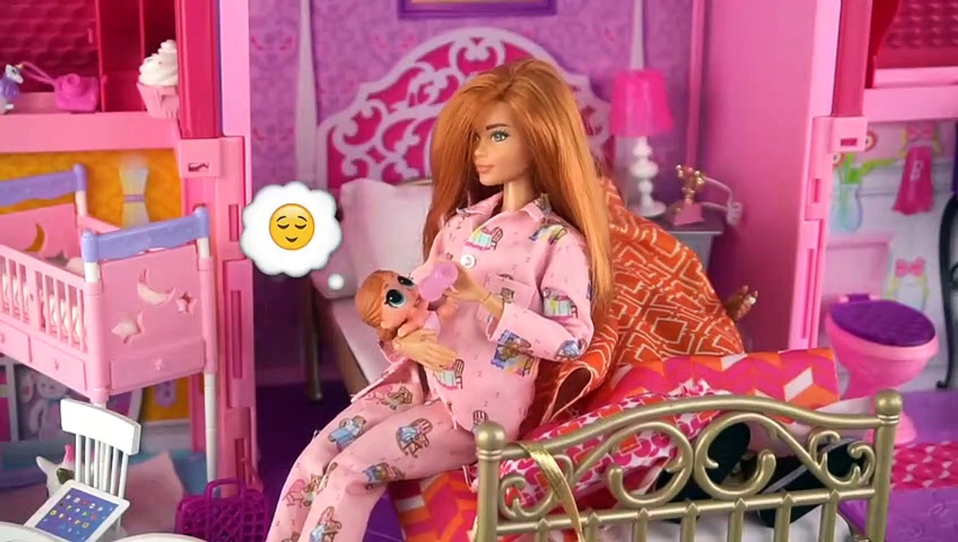 Bebés LOL Surprise y Mama Barbie Rutina de la Mañana en Familia - Vidéo  Dailymotion