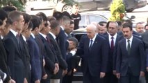 MHP Lideri Bahçeli Türkeş'in mezarını ziyaret etti