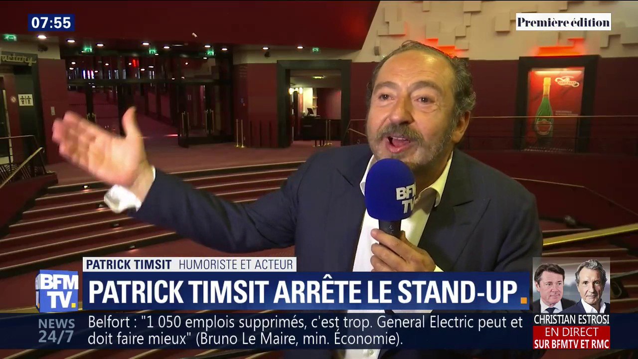 "La peur du spectacle de trop", Patrick Timsit fait ses adieux au stand-up