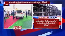 Live From Kaleshwaram Project Works  Telangana CM KCR Inspects  MAHAA NEWS