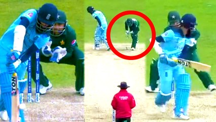 WC 2019: Eng Vs Pak: ஒரே பாலில் இரண்டு வாய்ப்பை தவறவிட்ட பாகிஸ்தான் கேப்டன்- வீடியோ