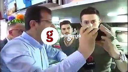 O esnaf AKP reklamında oynamış