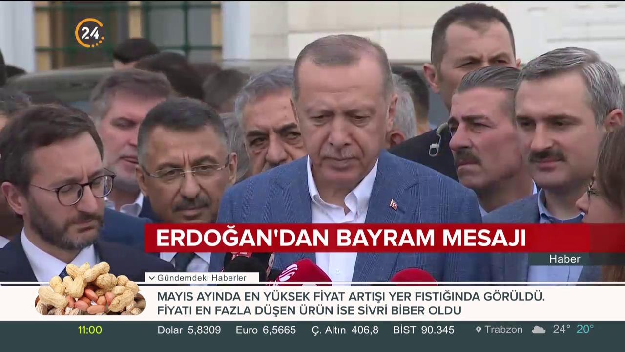 Erdoğan'dan bayram mesajı