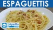 Receta de espaguetis carbonara fácil y casera | QueApetito