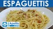 Receta de espaguetis carbonara fácil y casera | QueApetito