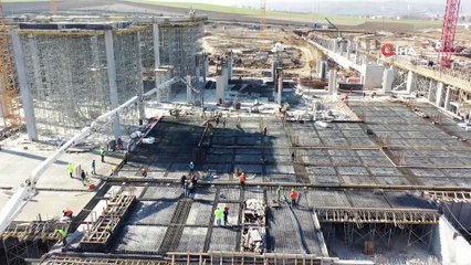 Ankara Uluslararası Fuar Alanı’nın yapım çalışmaları aralıksız sürüyor