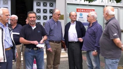 Διαμαρτυρία συνταξιούχων για το δίπλωμα οδήγησης