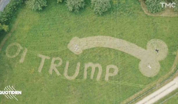 Donald Trump accueilli au Royaume-Uni par un beau message - ZAPPING ACTU DU 04/06/2019