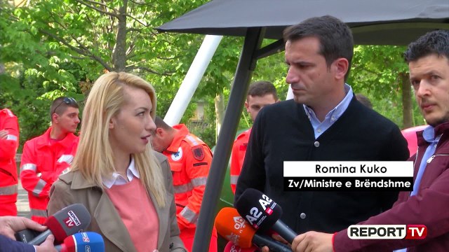 Report TV - Bashkia e Tiranës ndihma për banorët e Korçës, Veliaj: Do rindërtojë disa shtëpi