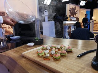 Toasts au cabillaud et saumon