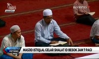 Masjid Istiqlal Bersiap Sambut Warga yang Akan Shalat Id Besok