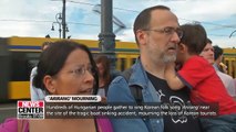 Hungarians mourn loss of Korean tourists by singing 'Arirang'