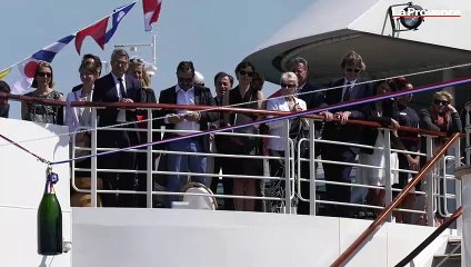Marseille : la compagnie française de croisière Ponant baptise son troisième navire 'Le Bougainville"