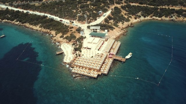 Kültür ve Turizm Bakanlığının ilk halk plajı Bodrum'da açıldı