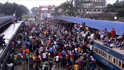 العاصمة دكا تفرغ من سكانها مع نهاية شهر رمضان