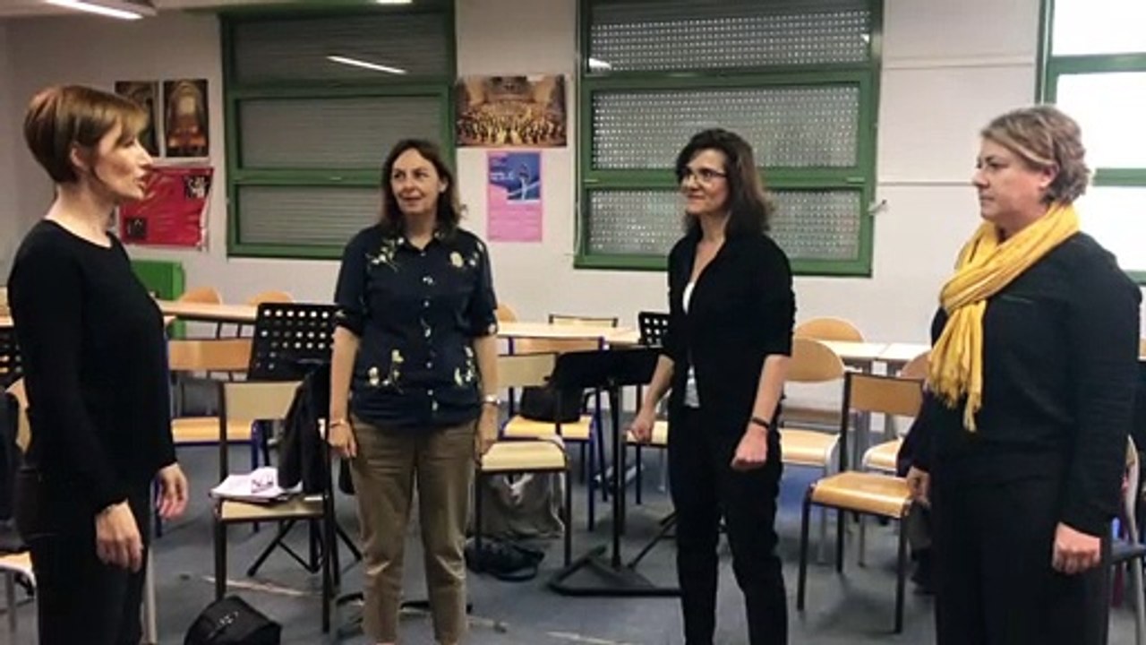 Enseignement de chant choral  - Ts/ff/ch/clap