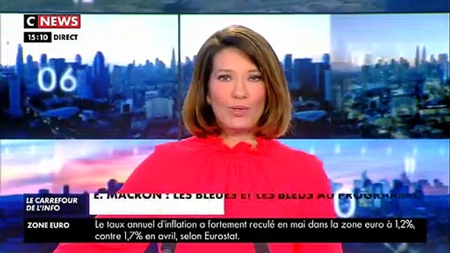 A quelques jours du début de la Coupe du monde féminine, le Président Emmanuel Macron a rencontré les Bleues à Clairefontaine - VIDEO