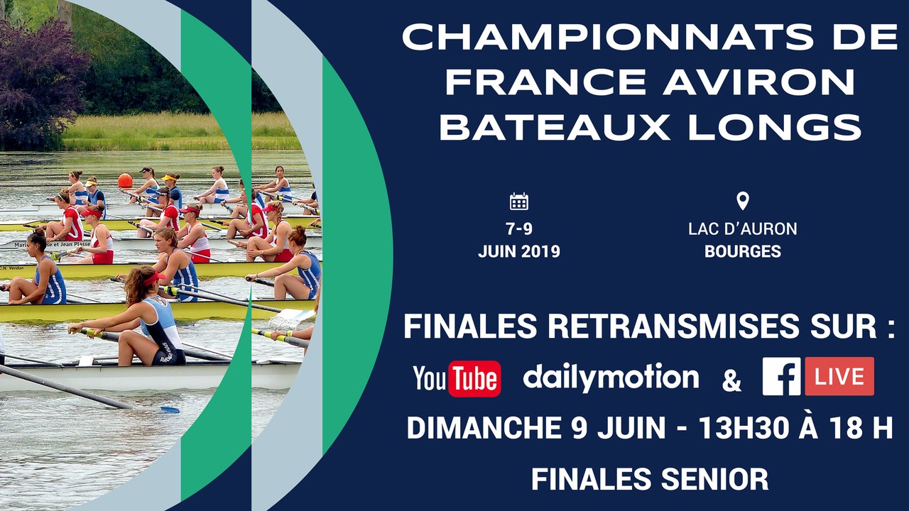 CHAMPIONNAT DE FRANCE SENIOR BATEAUX LONGS, BOURGES, DIMANCHE 9 JUIN 13H30