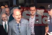 Süleyman Soylu'ya Trabzon'da protesto