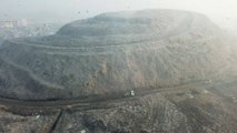 Ghazipur landfill: India’s tallest rubbish mountain to rise higher than Taj Mahal