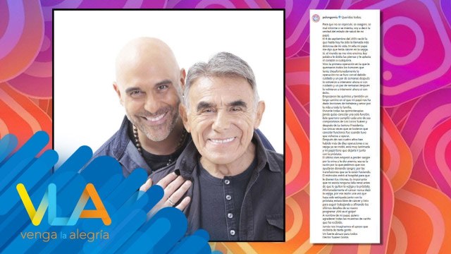 Héctor Suárez Gomíz aclaró la salud de su padre. | Venga La Alegría