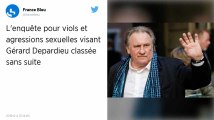 L’enquête pour viols et agressions sexuelles visant Gérard Depardieu classée sans suite.