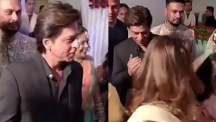 Shah Rukh Khan Suprises Everyone By Attending His Makeup Man's Wedding