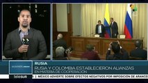 Cancilleres de Rusia y Colombia sostienen encuentro en Moscú