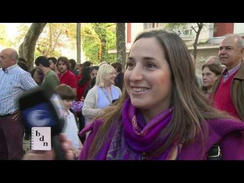 Inauguración de busto a Alfredo Palacios
