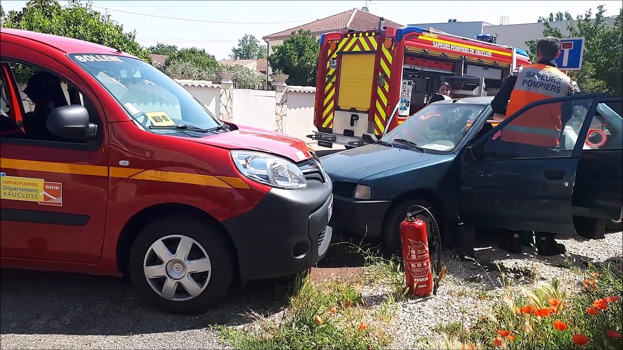 Orange : des pompiers en formation secours routier