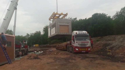 Maurage: une crèche modulaire construite en 3 jours seulement (1)