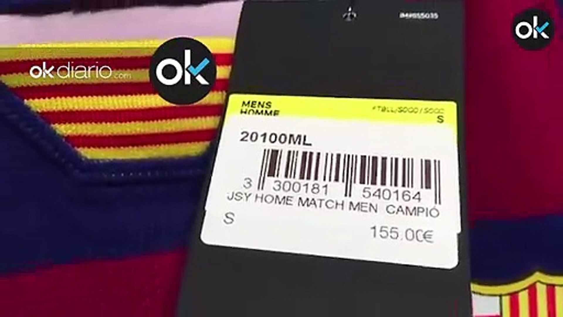 Mathis de acuerdo a Brillante La nueva camiseta del Barcelona por 155€ - Vídeo Dailymotion