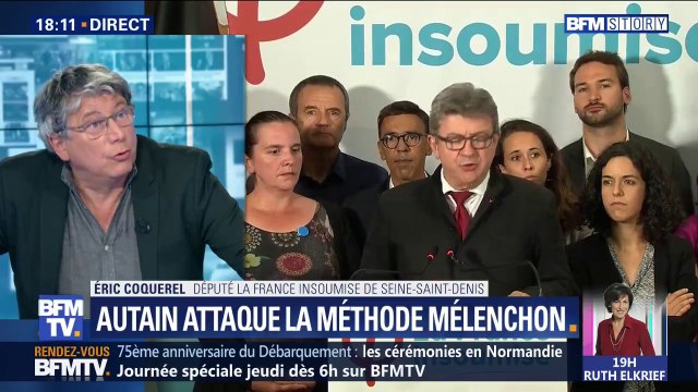Pour Eric Coquerel, imputer la responsabilité de la défaite aux européennes à Jean-Luc Mélenchon est quelque chose de réducteur