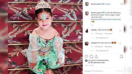 Tamara Gorro disfruta de Disneyland París con su hija