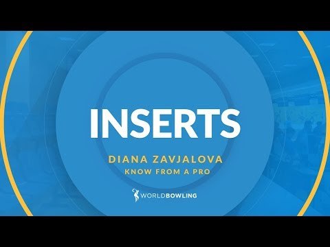 What are Tape Inserts? - Know From a Pro with Diana Zavjalova - World Bowling