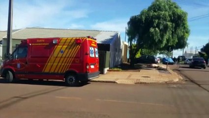 Carro e bicicleta batem no Bairro Santa Felicidade