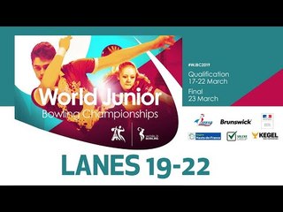 Singles Squad B (Lanes 19-22) - World Bowling Junior Championships