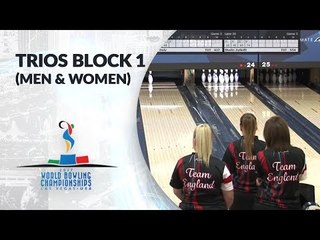 Trios Block 1 Squad 3 (Men and Women) - World Bowling Championships 2017