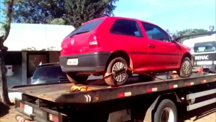 Gol é recuperado na Rua Amazonas, em Cascavel
